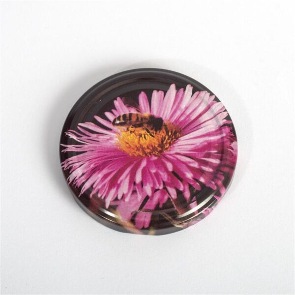 Design-Blumeschwarz Glasdeckel ø82mm